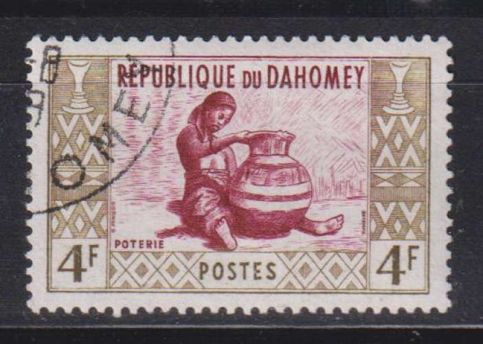 DAHOMEY  - Y T N °162 oblitéré