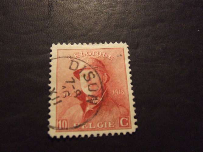 BELGIO 1919 ALBERTO 10 c USATO