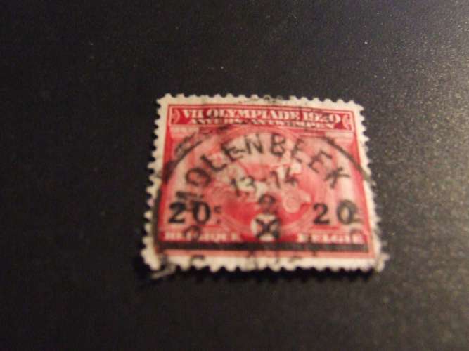 BELGIO 1921 OLIMPIADI 20 su 10 c NUOVO *