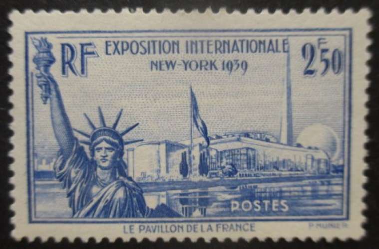 FRANCE N°458 Expo internationale de New York neuf **