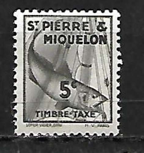 Saint-Pierre et Miquelon 1938 YT taxe n° 32 (MNH)