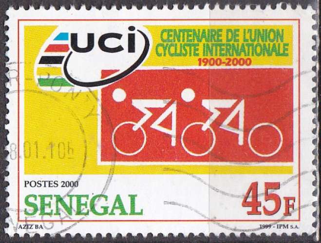 SENEGAL N° 1724J de 2004 avec oblitération postale (rare)