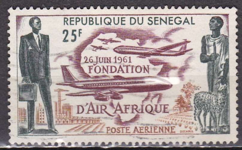 SENEGAL PA N° 36 de 1962 oblitéré