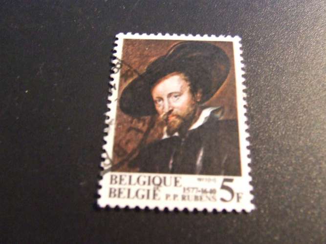 BELGIO 1977 RUBENS 5 f USATO