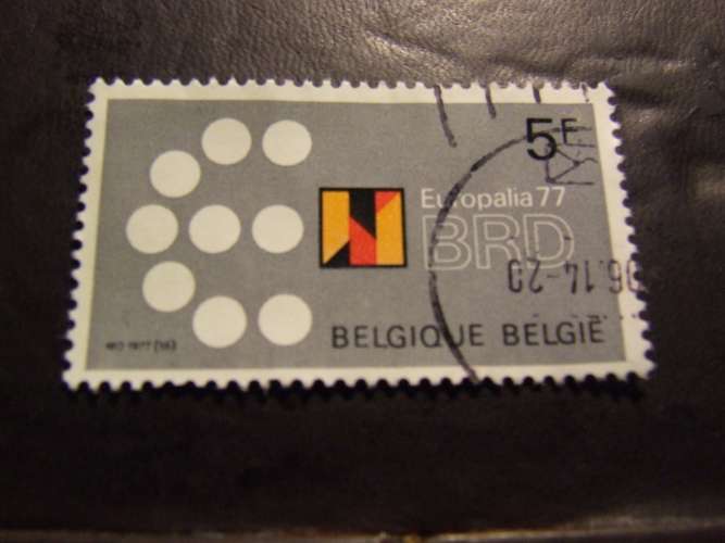 BELGIO 1977 EUROPALIA 5 f USATO