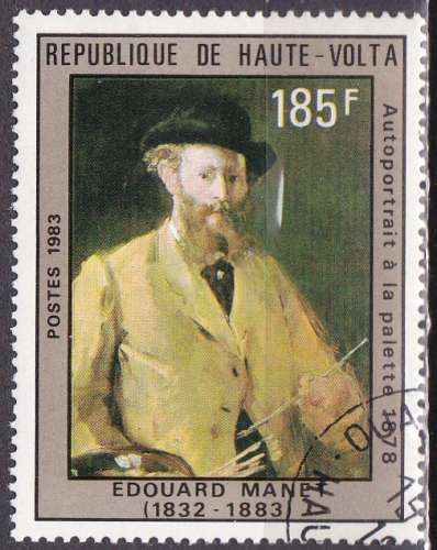 HAUTE VOLTA N° 616 de 1983 oblitéré 