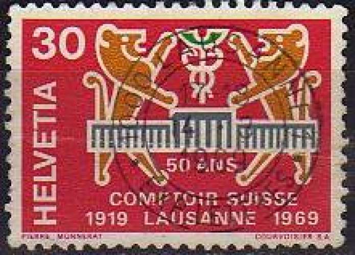 50naire du Comptoir suisse de Lausanne (1969) - YT 830 °