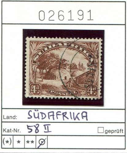 Afrique du Sud 1930 - Michel 58 II - Yvert ? - oo oblit.