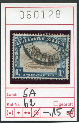 Afrique du Sud 1930 - Michel 62 - Yvert ? - oo oblit.