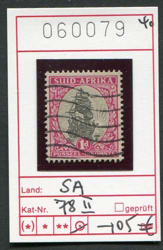 Afrique du Sud 1934 - Michel 78 II - Yvert ? - oo oblit.