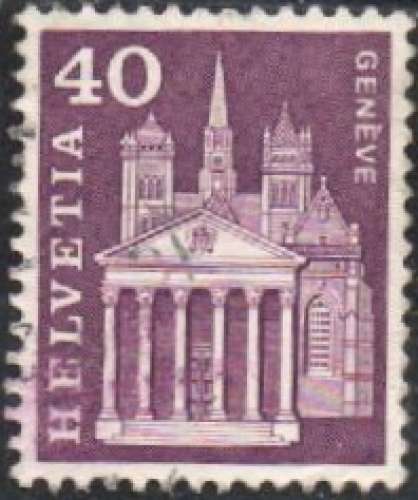 Cathédrale St Pierre, Genève (1960) - YT 727 °