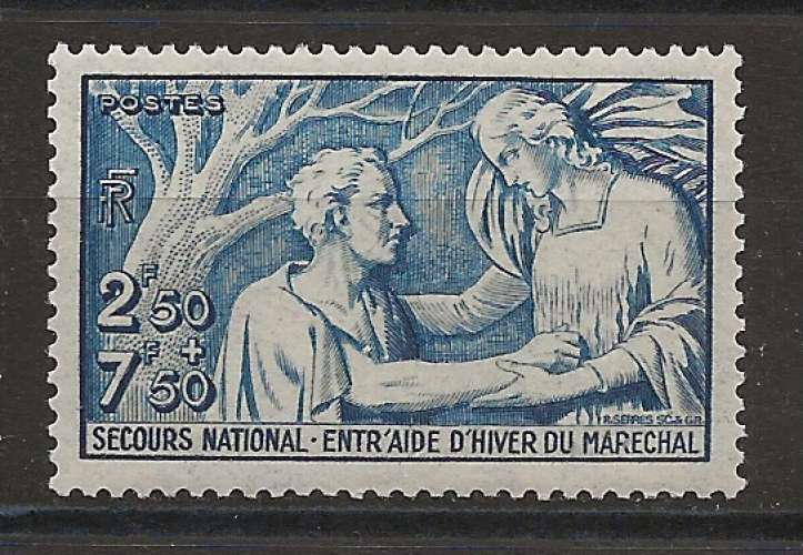 FRANCE   ANNEE  1941 Y.T N°498  NEUF**   cote 11€ 