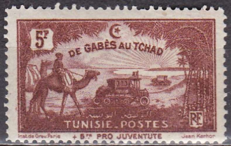 TUNISIE N° 153 de 1928 neuf*  