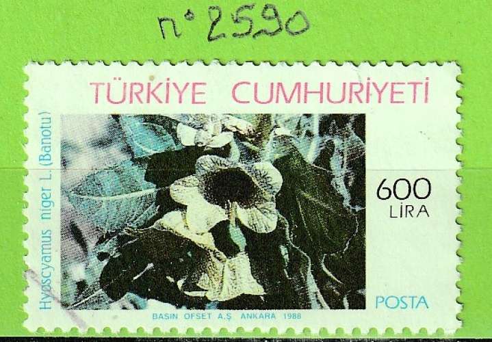 TURQUIE YT N°2590 OBLIT