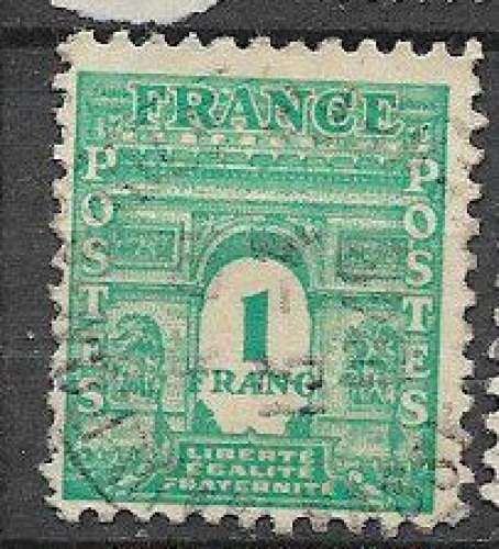 France - 1944- YT n° 624/27/28