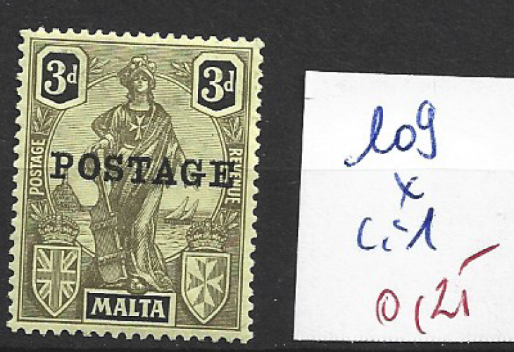 MALTE 109 * côte 1 € 