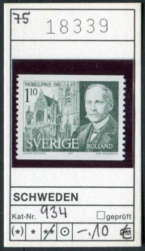 Suède 1975 - Michel 934 - ** neuf mnh -