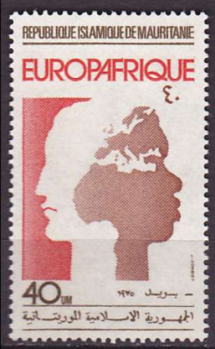 Timbre neuf ** n° 336(Yvert) Mauritanie 1975 - Europafrique