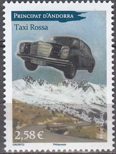 Andorre Français 2024 Le Taxi Rossa Neuf **