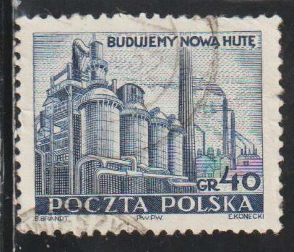 POLOGNE 1951 - Y&T N° 602