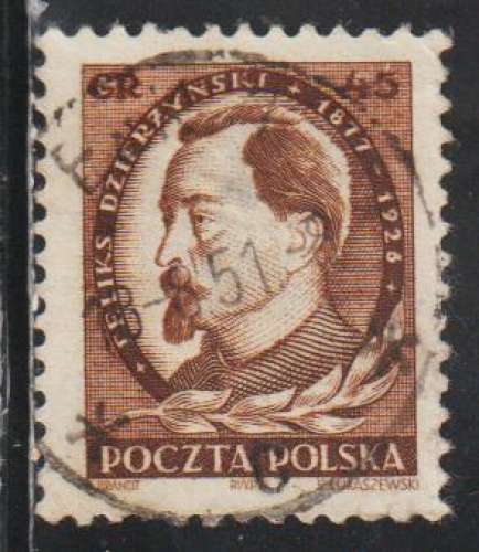 POLOGNE 1951 - Y&T N° 614