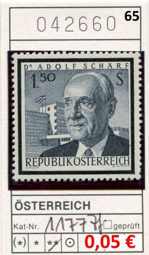 Autriche 1965 - Michel 1177 - ** neuf mnh - 