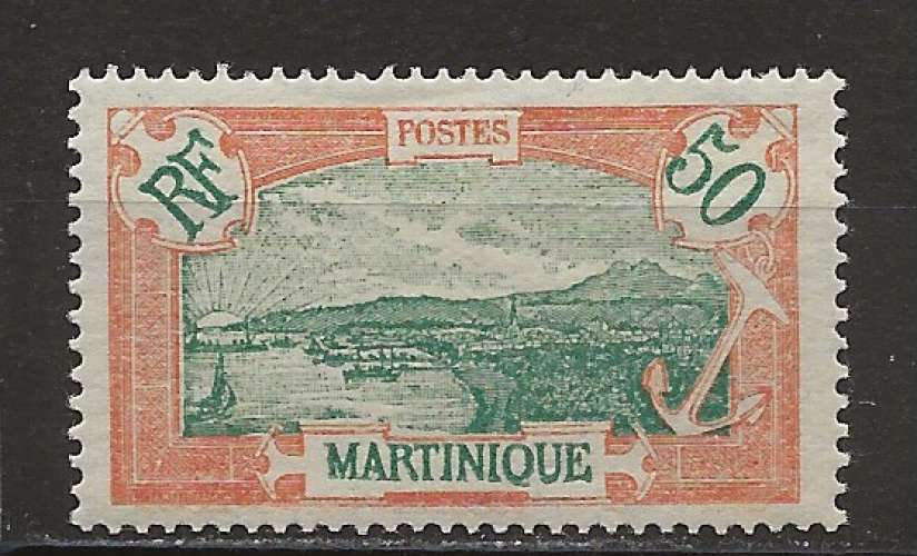 MARTINIQUE COLONIES    ANNEE  1922 Y.T N°101 NEUF*  