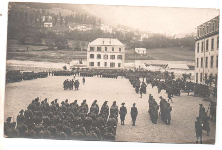 carte-photo 05 Briançon Caserne Ste-Catherine159e R Inf alpin