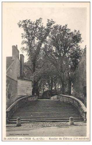 41 - ST AIGNAN SUR CHER - Escalier du Château