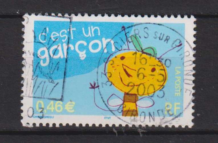 FRANCE  - Y&T N° 3464  cachet rond