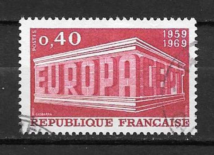 FRANCE Y&T n° 1598 Europa   - 1969