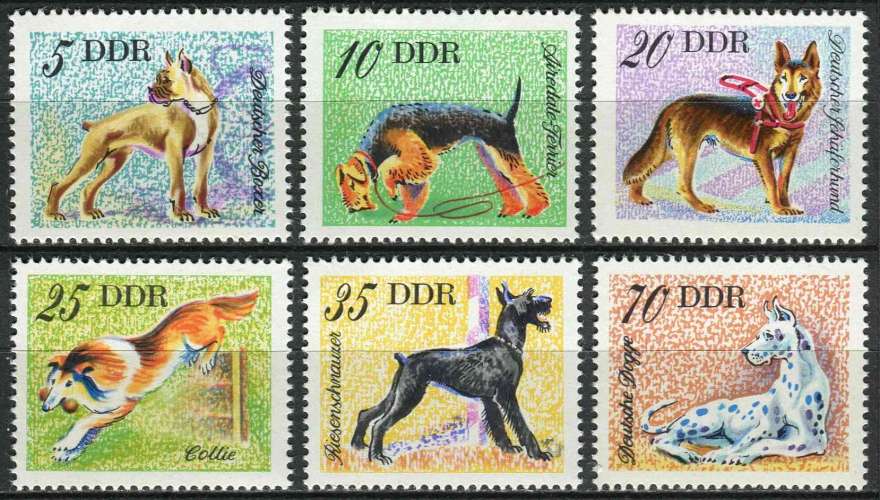 ALLEMAGNE RDA 1976 NEUF** MNH N° 1831 à 1836