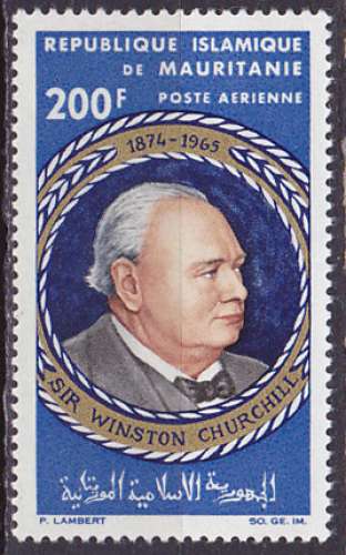 Timbre PA neuf ** n° 47(Yvert) Mauritanie 1965 - Winston Churchill