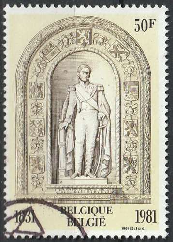 Timbre oblitéré n° 2003(Yvert) Belgique 1981 - Anniversaire du Parlement