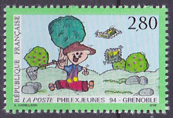 Timbre neuf ** n° 2877(Yvert) France 1994 - Philexjeunes Grenoble