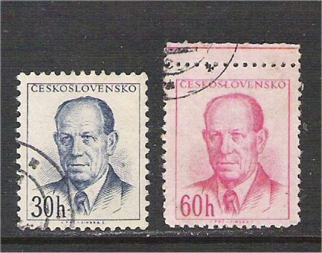 Czechoslovakia - Scott 617-618