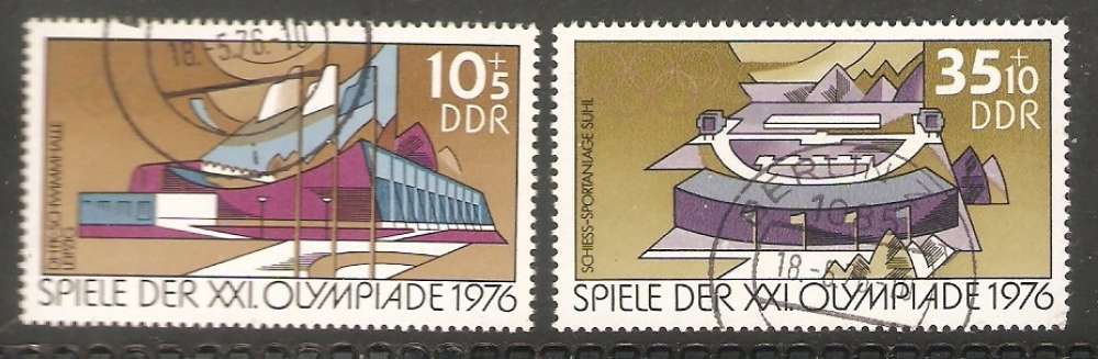 German Democratic Republic - Scott B181-B182