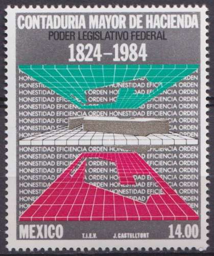 Mexique 1984 Y&T 1065 neuf ** - Cour des comptes 