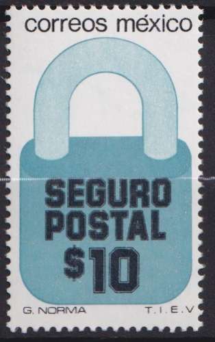 Mexique Lettres chargées 1980-81 Y&T 27 neuf **  