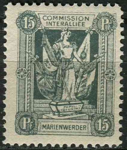 MARIENWERDER 1920 NEUF* charnière N° 13