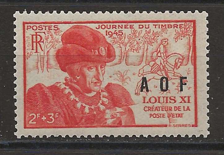 AOF  COLONIES ANNEE 1945 Y.T N°23  NEUF**