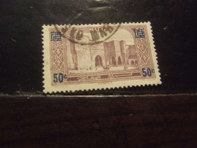 MAROCCO 1930 VEDUTE 50 su 60 c USATO