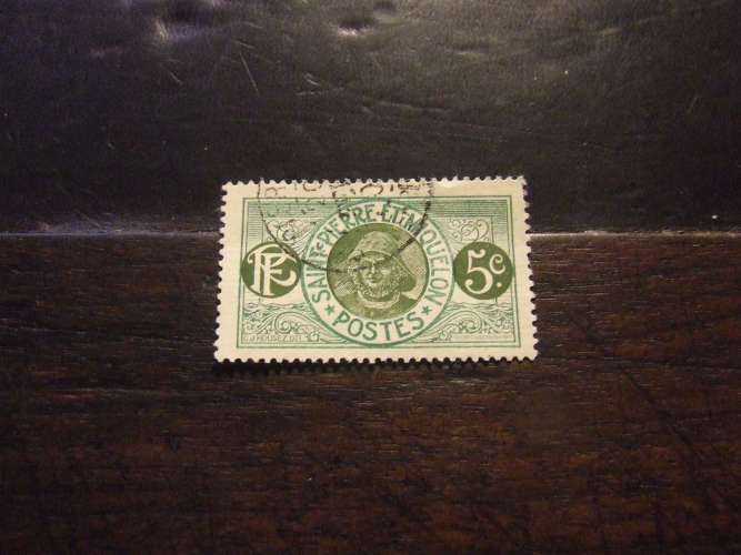 ST PIERRE 1909 PESCATORE 5 c USATO