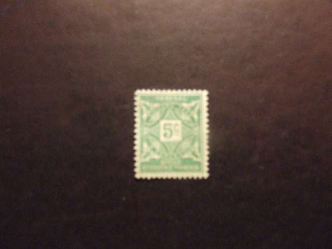 SENEGAL 1915 SEGNATASSE 5 c USATO