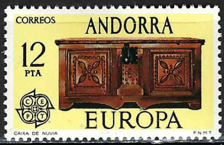 Andorre Espagnol - 1976 - Y & T n° 95 - Europa - MH