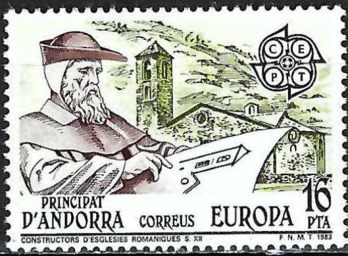 Andorre Espagnol - 1983 - Y & T n° 158 - Europa - MH