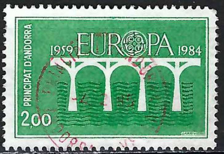 Andorre Français - 1984 - Y & T n° 329 - Europa - O.