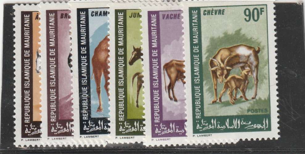 MAURITANIE  1968  n°  YT  261/266 ( 6 val.)  Neuf *