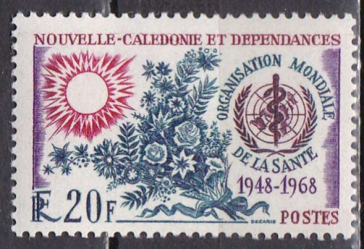 Nelle CALEDONIE N° 351 de 1968 neuf**