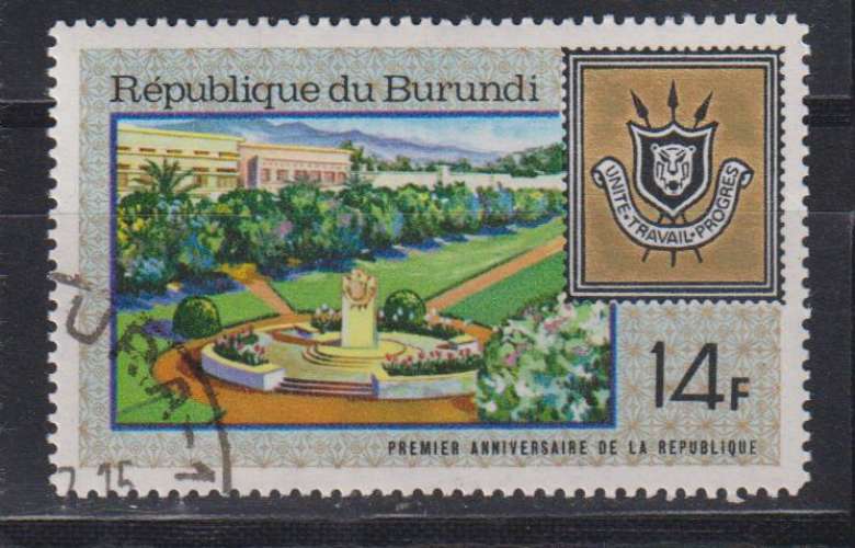 BURUNDI YT N° 253 oblitéré